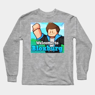 Bloxburg Cartoon Merch Long Sleeve T-Shirt